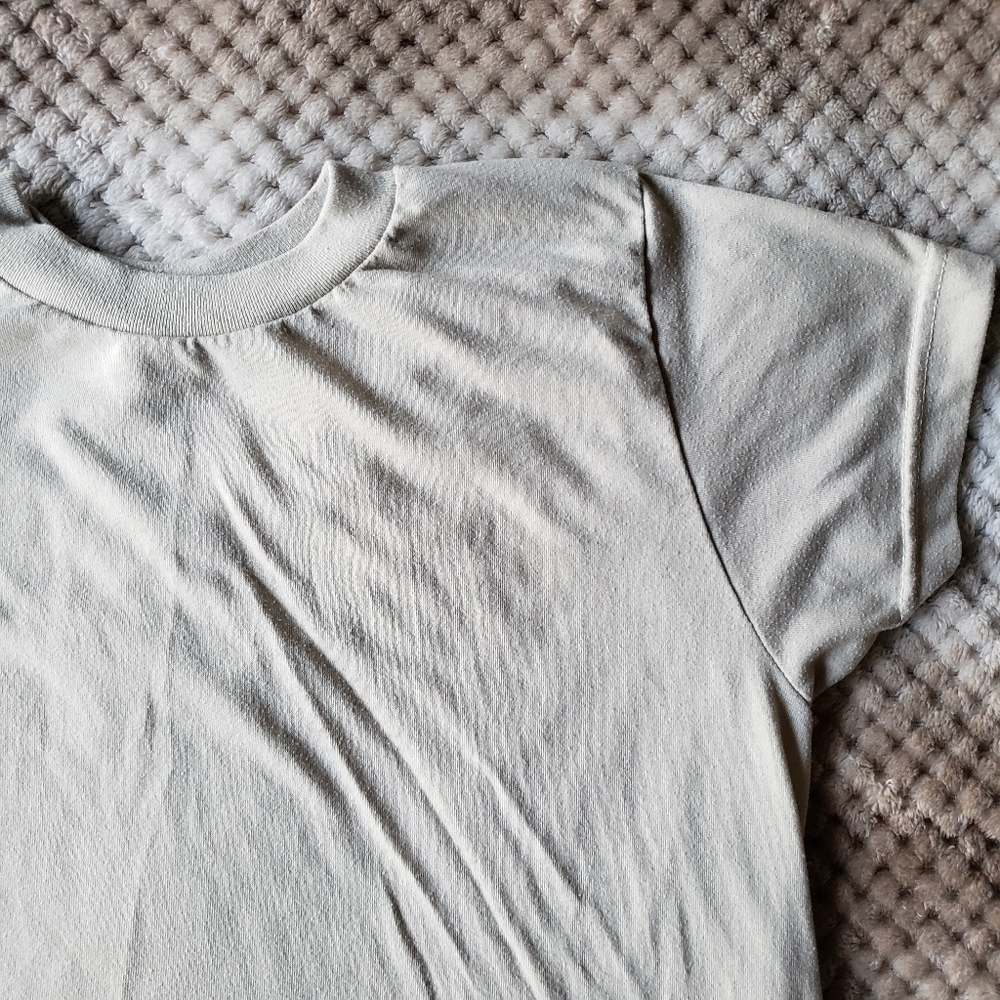 Tan tee shirt